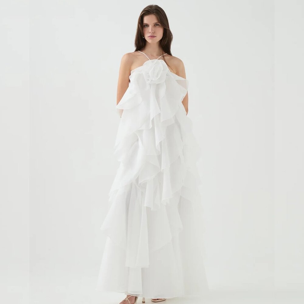AJE Pandorea Layered Maxi Dress